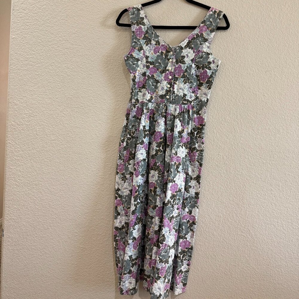 Country Romance Cotton Floral Sleeveless Dress size 5/6